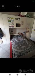 Armadio a ponte +  letto matrimoniale
