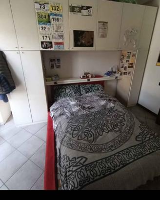 Armadio a ponte +  letto matrimoniale