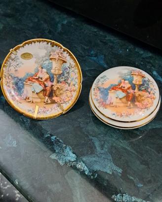 Portagioie+Piattino Set Porcelaine de Limoges-Fran