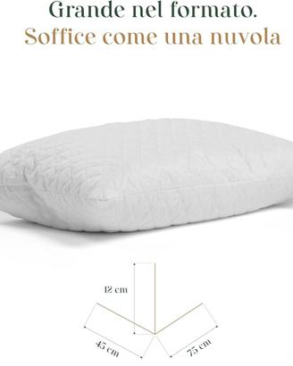 Cuscini Fiocco Memory 45x75 H12 Nuovi - Ampia disp