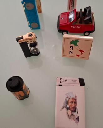 8 accendini funzionanti vintage ricaricabili