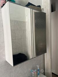 Specchio bagno armadietto