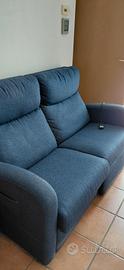 divano 2 posti con relax  eletrrico