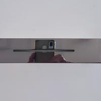 lampada a parete acciaio cromato