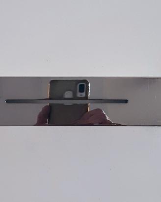 lampada a parete acciaio cromato