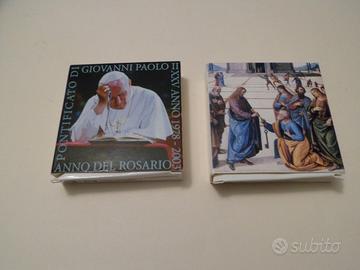 2 MONETE ARGENTO VATICANO GIOVANNI PAOLO II   2003