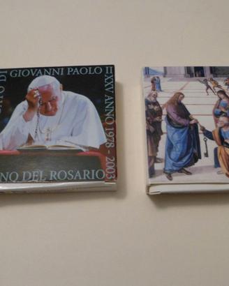 2 MONETE ARGENTO VATICANO GIOVANNI PAOLO II   2003