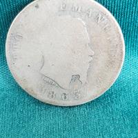 REGNO D'ITALIA - 1 LIRA 1863 M STEMMA 