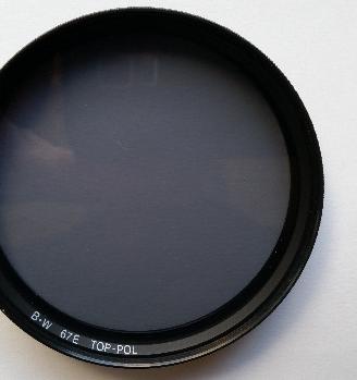 B+W TOP POL 67e LINEAR FILTER FILTRO POLARIZZATORE