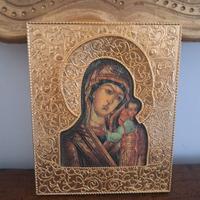 Icona russa Madonna con Gesù