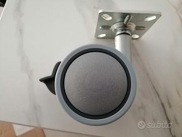 4 ruote pivottanti per carrello