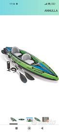 canoa con due posti 