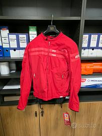 Giacca da moto AXC rossa con protezioni XL