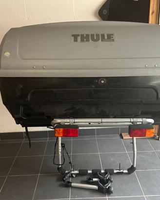 Baule e portabiciclette marchio Thule