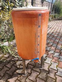 Botte serbatoio per olio  alimenti vetroresina. 