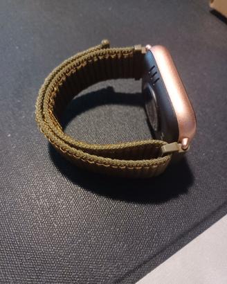 Smartwatch gold con cinturino elastico