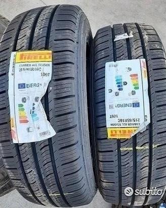 Copia pneumatici nuovi 215 65 16c pirelli