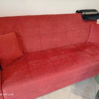 divano tre posti + poltrona reclinabile elettrica 