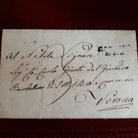 Storia Postale - Lettera prefilatelica 1800