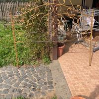 spalliera letto in ferro battuto