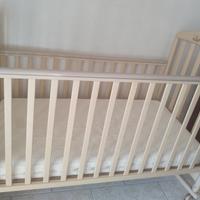Lettino Pali e materasso 