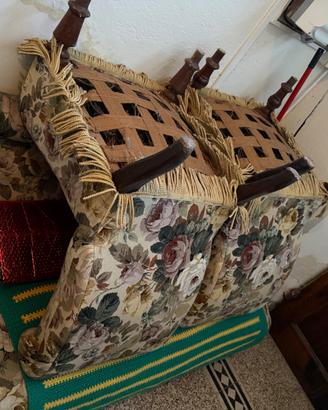 Salottino vintage floreale stile shabby chic