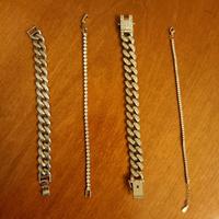 Bracciali cuban chain e tennis