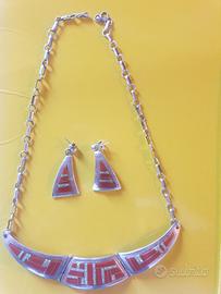 Bijoux manufatto nativi d'America in argento.