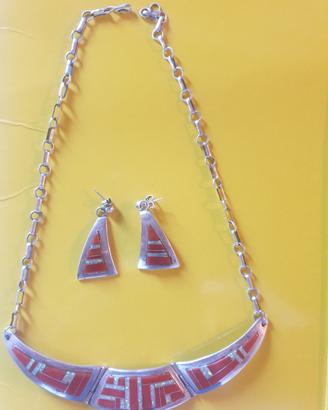 Bijoux manufatto nativi d'America in argento.
