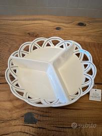 Piatto da aperitivo in porcellana