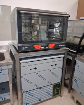 Forno a convezione piu' abbattitore 5 teglie