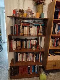Libreria moderna design noce/scuro