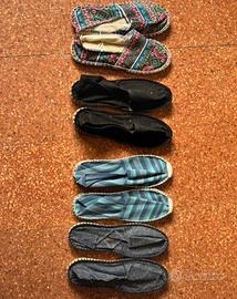 4 paia di espadrillas