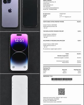 Iphone 14 Pro viola nuovo