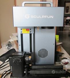 SCULPFUN G9 INCISORE LASER 2W +10W + ROTARY ROLLER