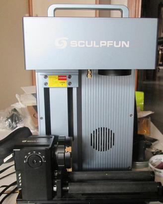 SCULPFUN G9 INCISORE LASER 2W +10W + ROTARY ROLLER