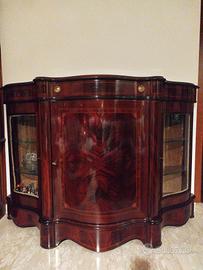 Servantes in piuma di mogano