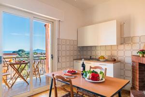 Santa maria navarrese con giardinoe vista mare