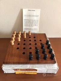 Dama cinese vintage in legno