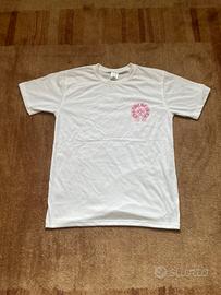 maglietta Chrome Hearts con dettagli rosa