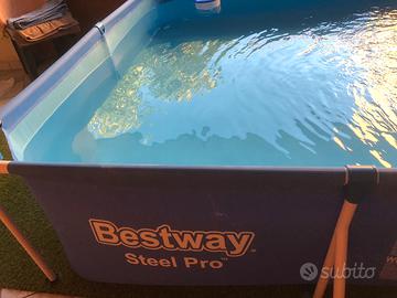 Piscina 3x2  comlpeta di pompa a sabbia