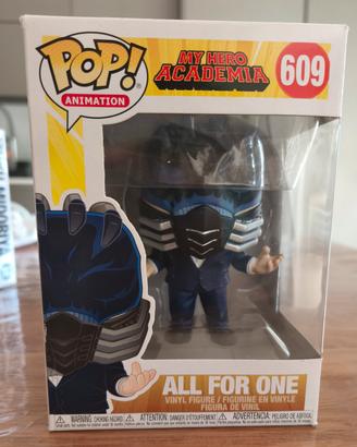 Funko pop All for One 609 da My Hero Academia