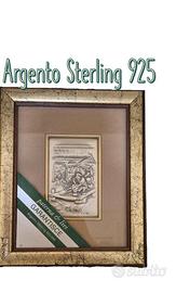 Rilievo in argento 925 "Il Vasaio", certificato