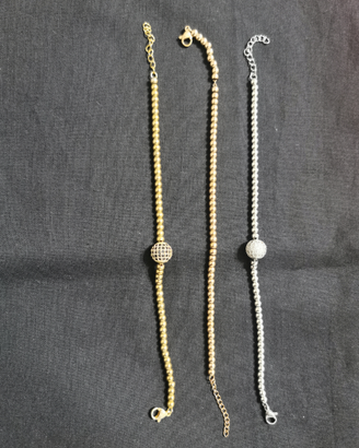 3 bracciali