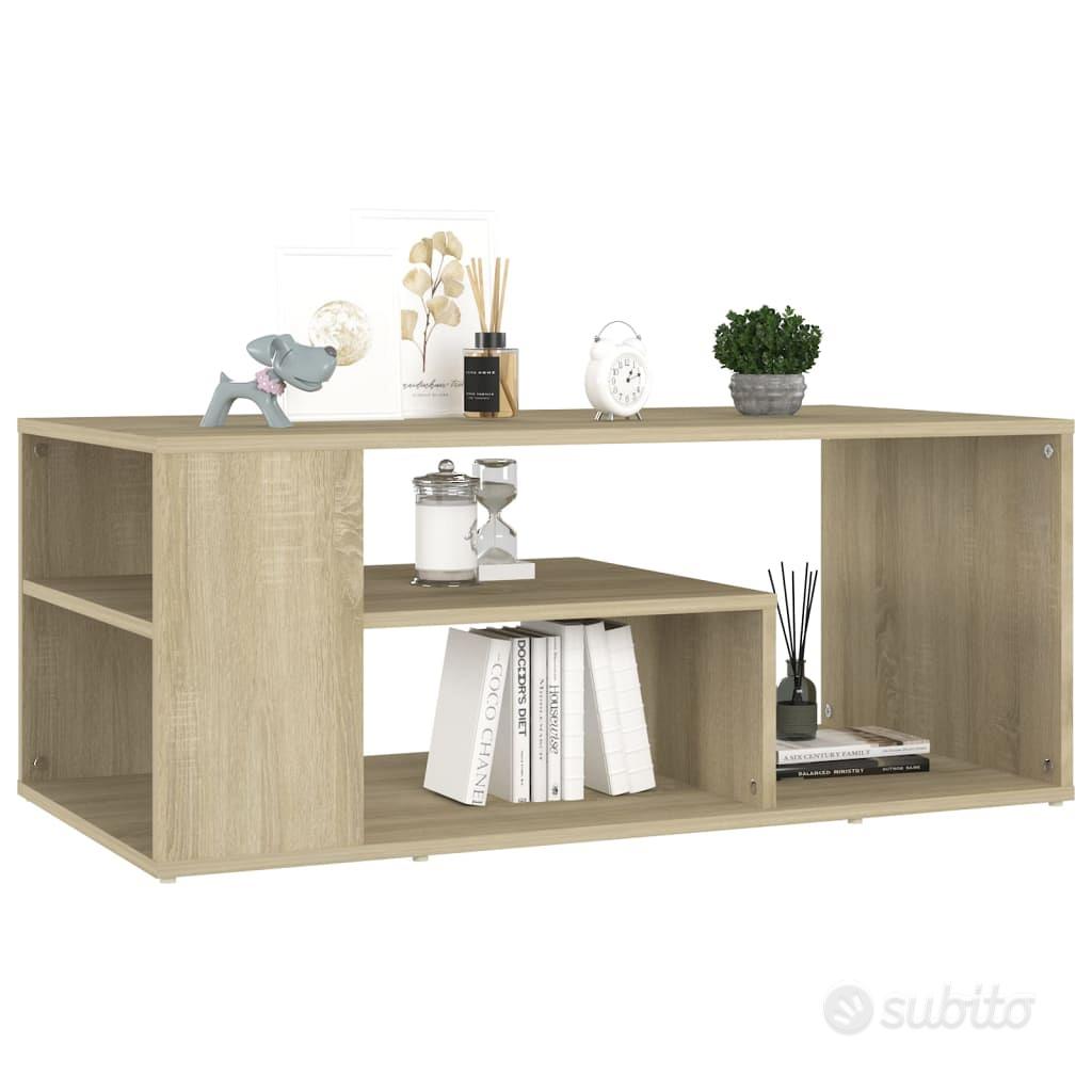 VEGA | Tavolino Moderno 120x60x55 Soggiorno/soggiorno/ufficio + Vassoio Portaoggetti | Tavolo Da Soggiorno Di Design Tavolino Moderno 2