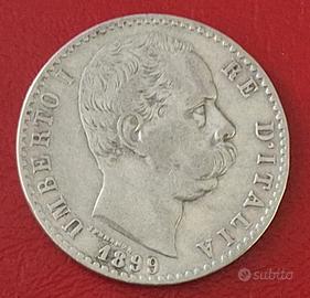 Umberto I 2 lire 1899 NC