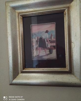 Quadro con Cornice Argento