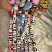 Catenelle porta ciuccio personalizzate