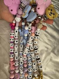 Catenelle porta ciuccio personalizzate