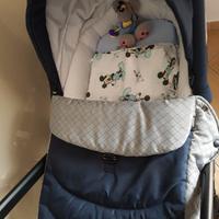 Trio passeggino Foppapedretti 3 chic blu